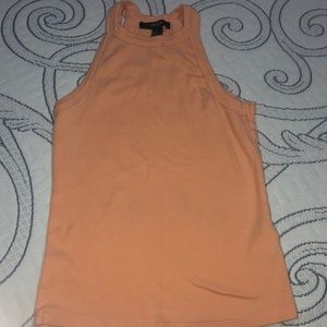 Forever 21 orange razorback tank